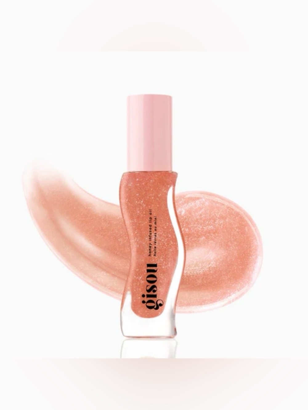 GISOU Honey Infused Lip Oil in Glazed Plum, Full Size, New in Box